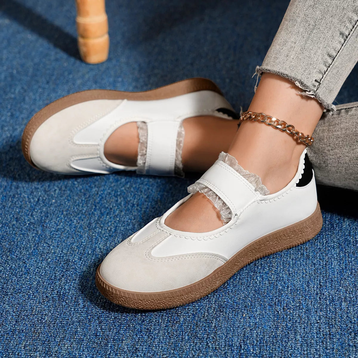 Round Toe Slip-Ons