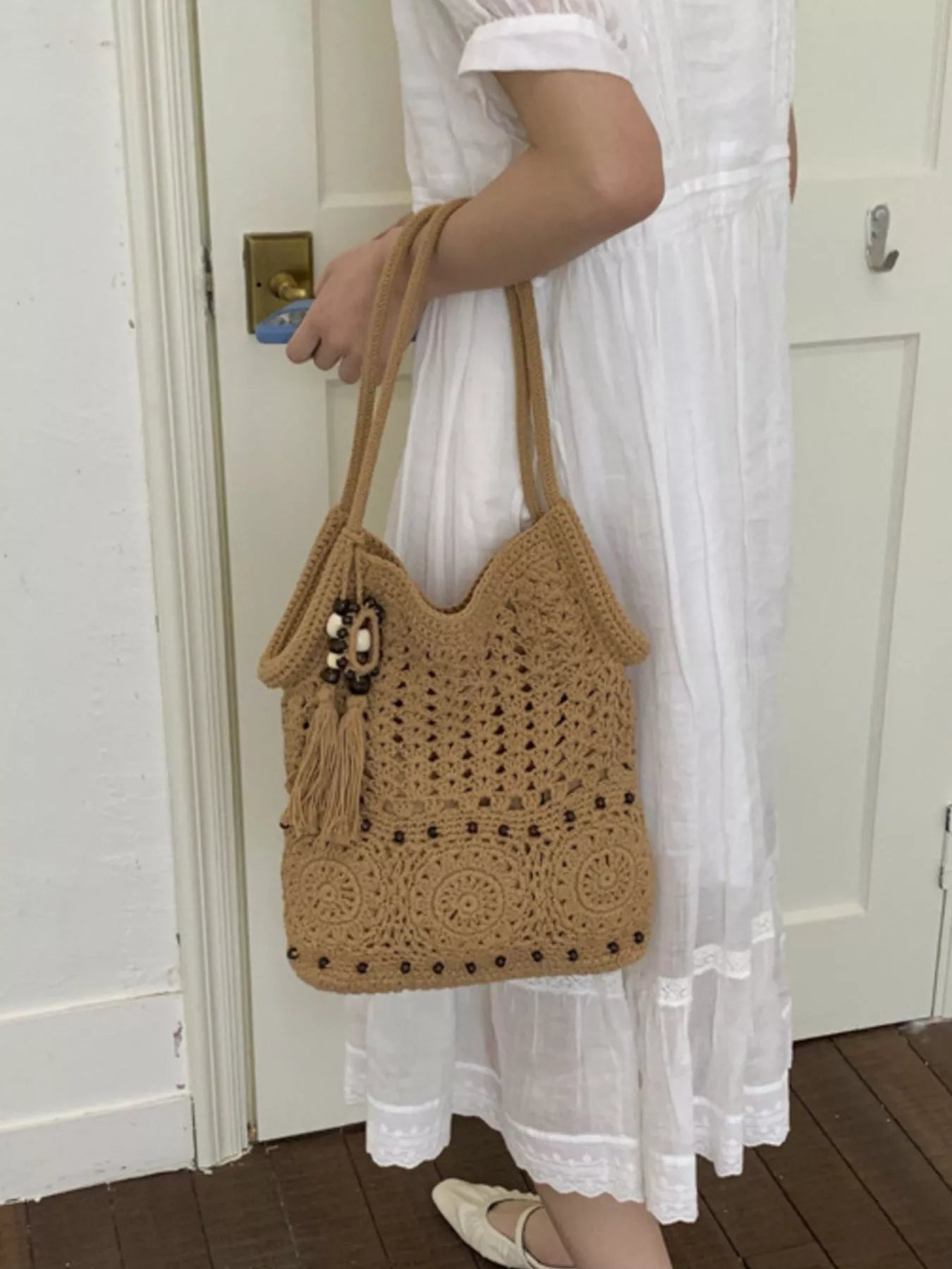 Crochet Knit Shoulder Bag