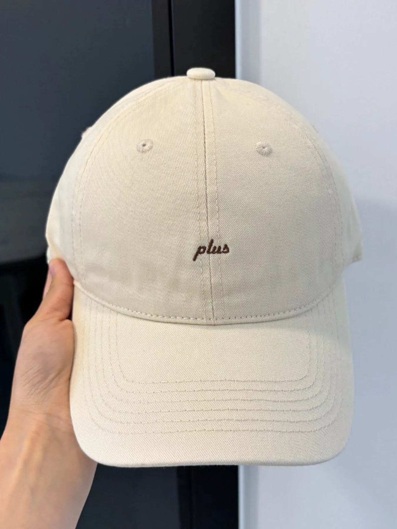 Embroidered Letter Baseball Cap