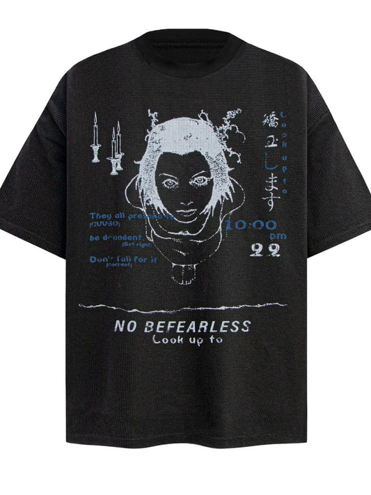 Men's Graphic Short Sleeve Oversized T-Shirt