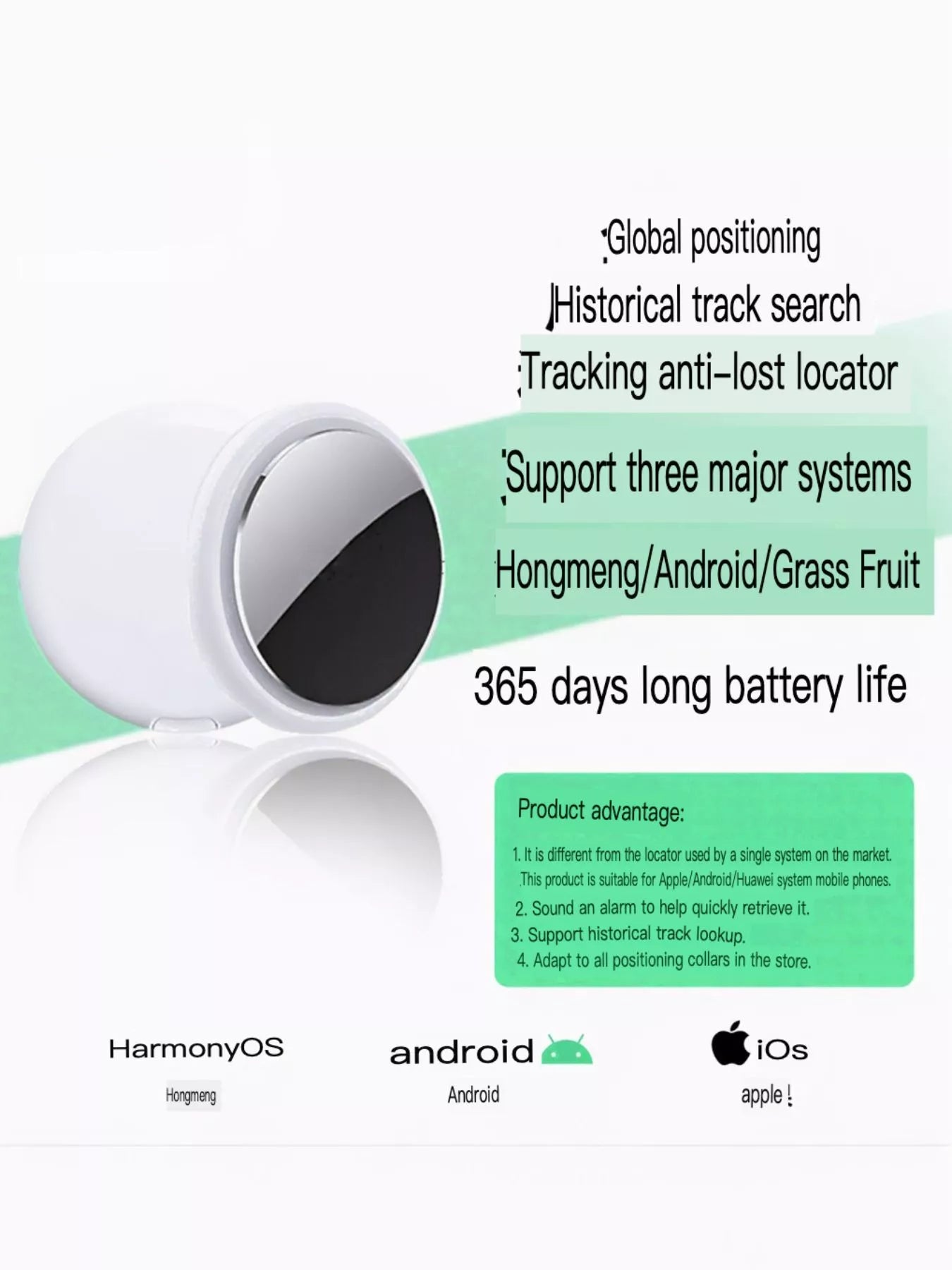 All Devices Airtag Reflective Pet Collar with Bell Anti-Lost Locator