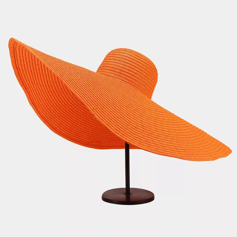 Oversized Wide Brim Straw Sun Hat