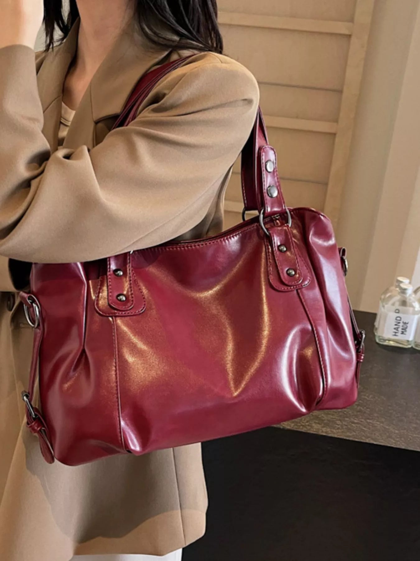 Vintage Style Leather Handbag