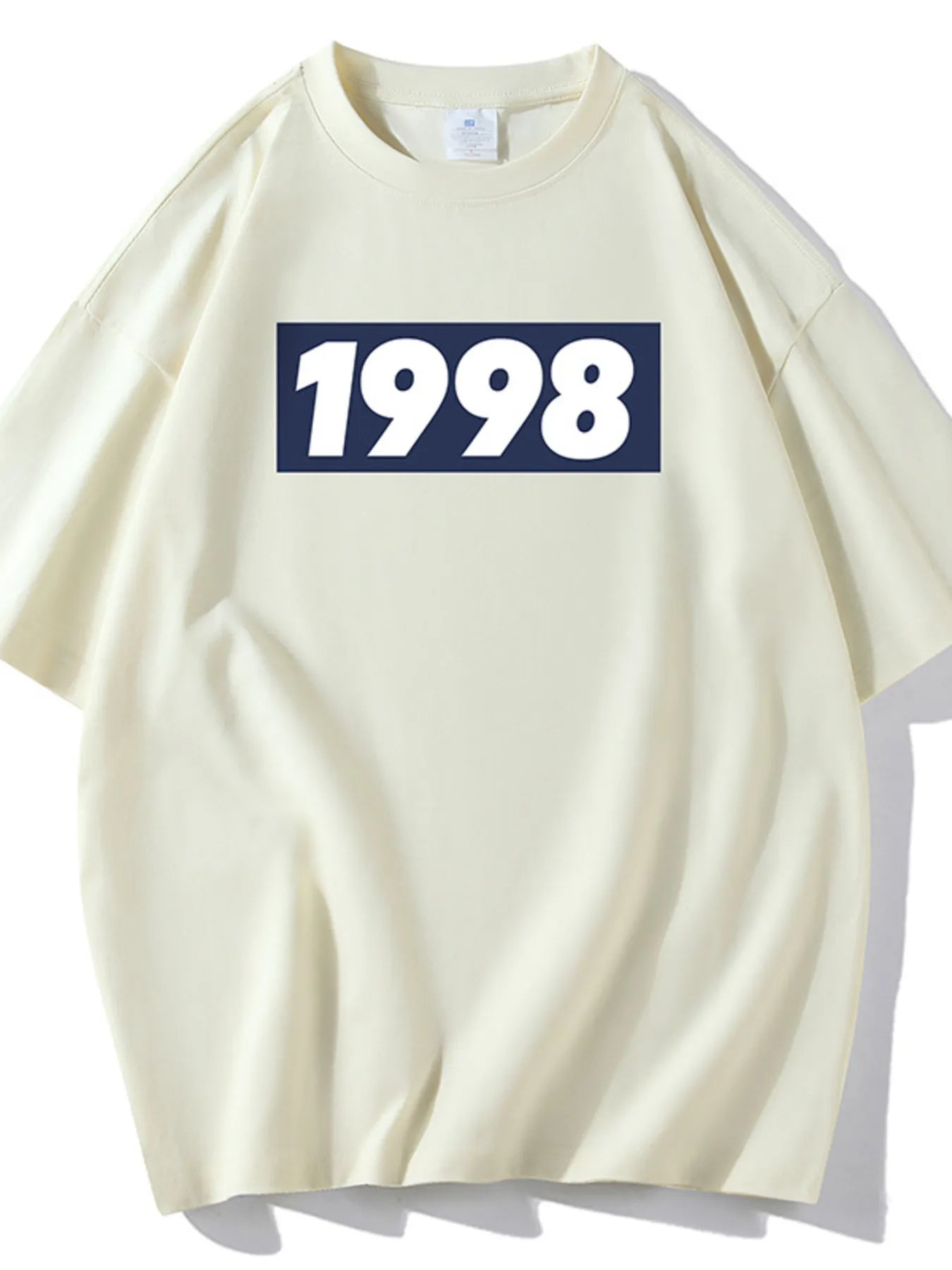 Men's Full Size 1998 Graphic Round Neck T-Shirt Plus Size