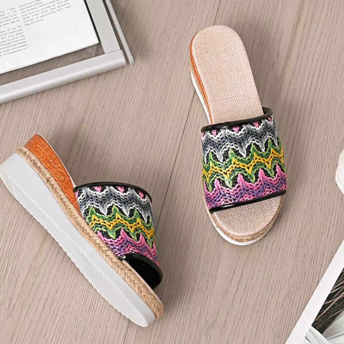 Open Toe Wedge Sandals