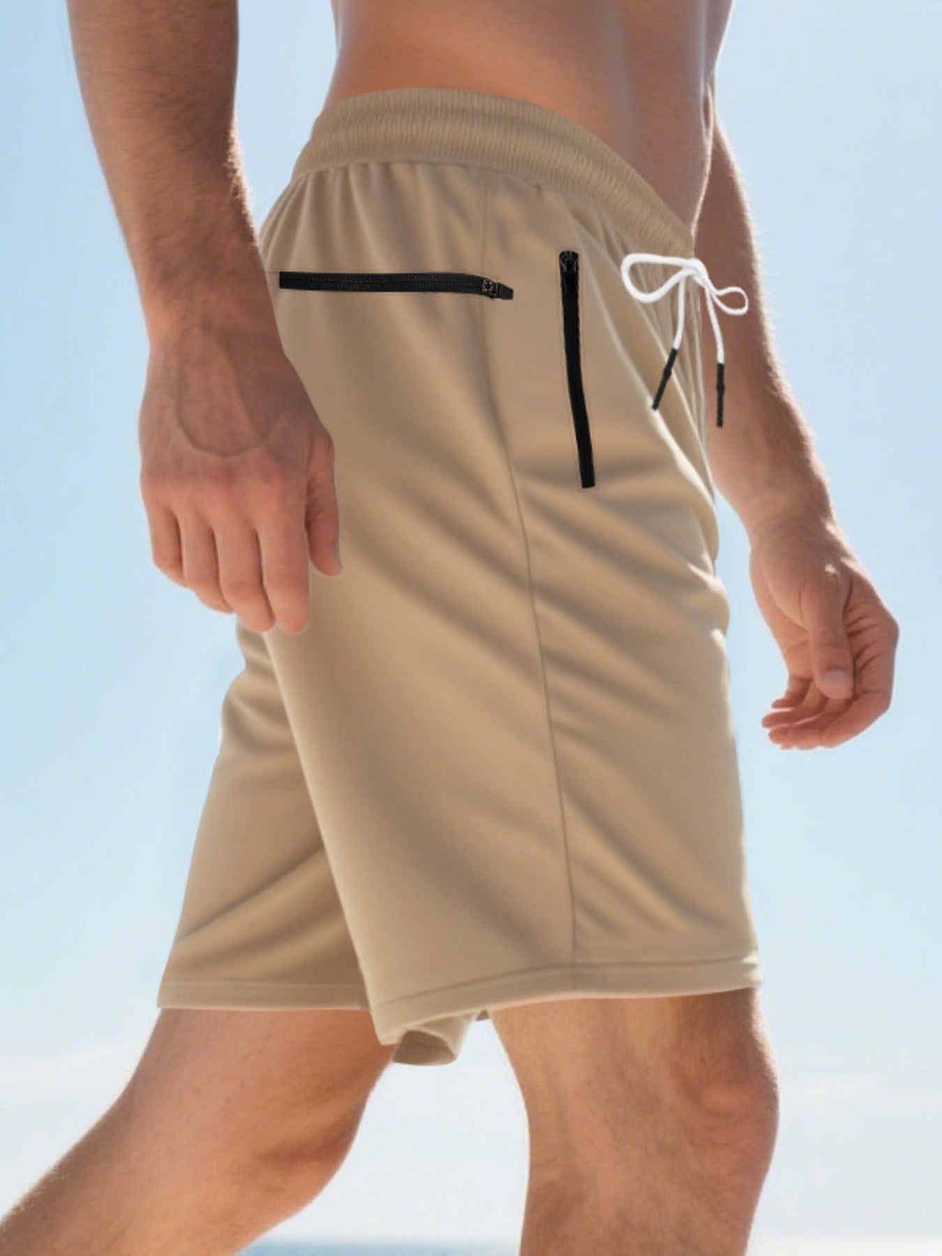 Men's Full Size Drawstring Casual Shorts Plus Size