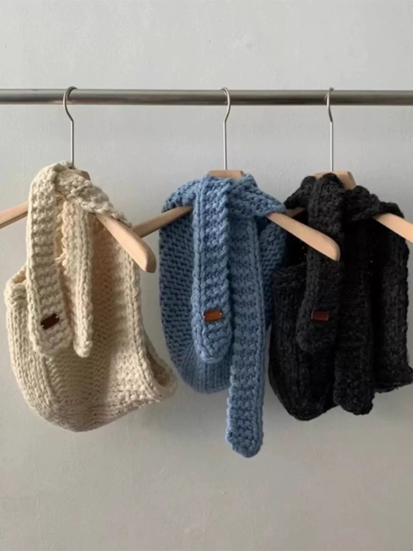 Knitted Earflap Beanie Hat