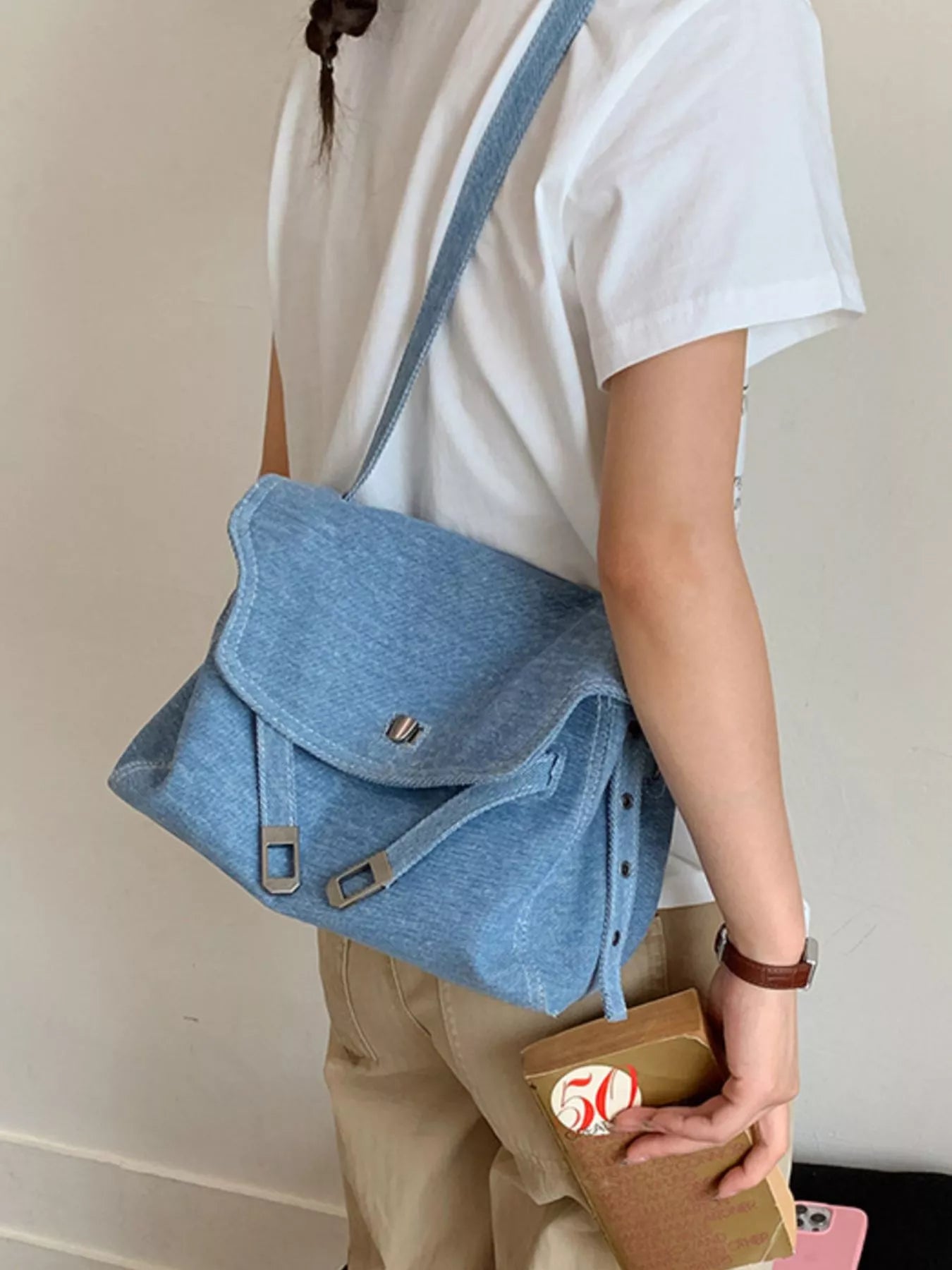 Causal Flap Crossbody Bag