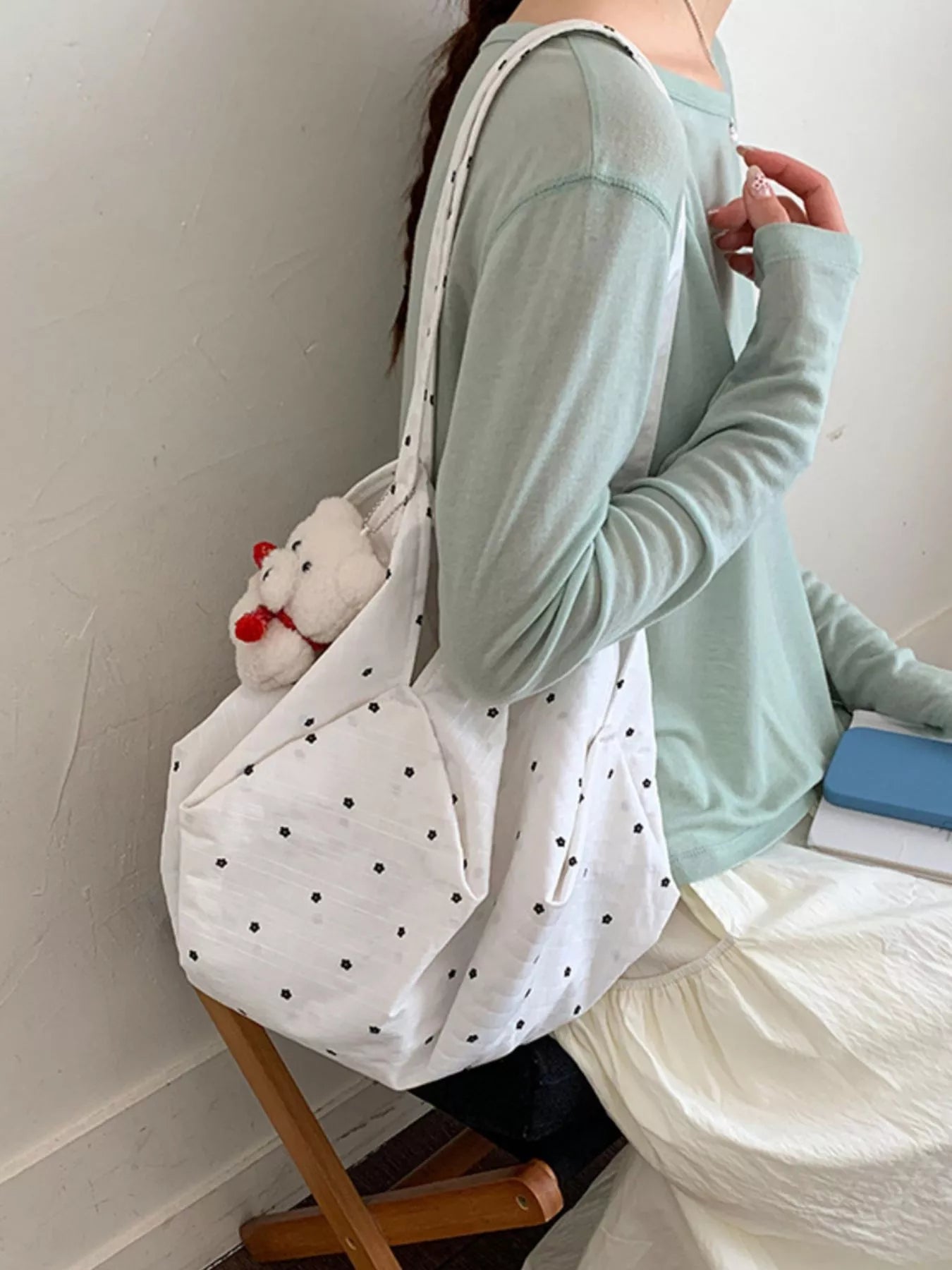 Polka Dot Shoulder Bag