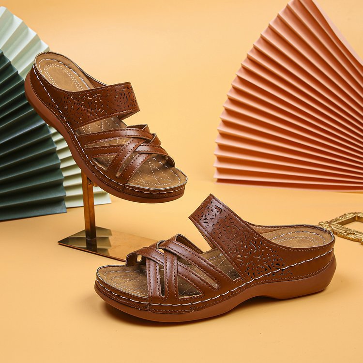 Open Toe Wedge Sandals