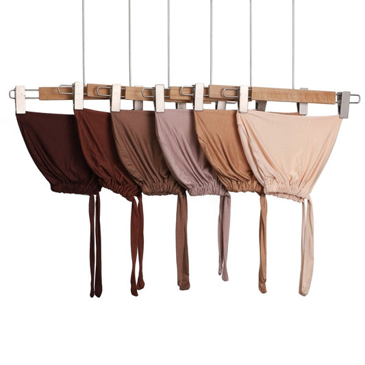 Adjustable Cotton Under Scarf Cap - Breathable Anti-Slip Headband Base for Hijab (MH125)