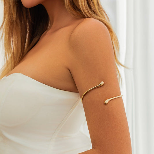 Adjustable Open Cuff Arm Bracelet (MAC412)