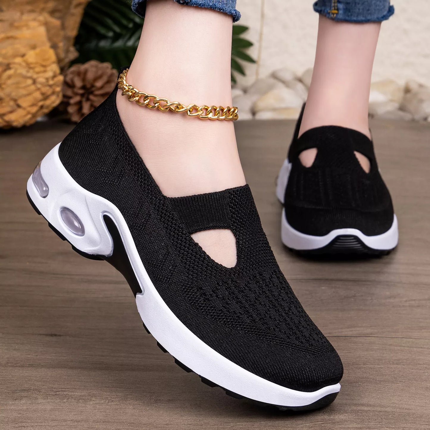 Round Toe Slip-Ons