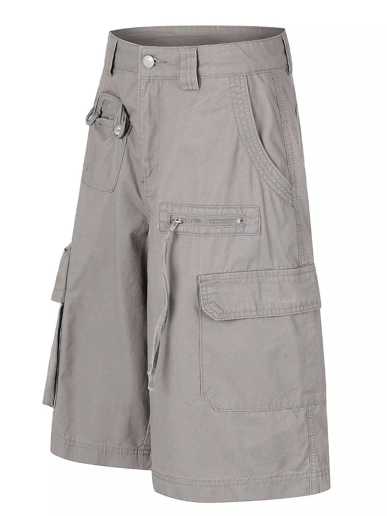 Men's Cargo Shorts with Multiple Pockets