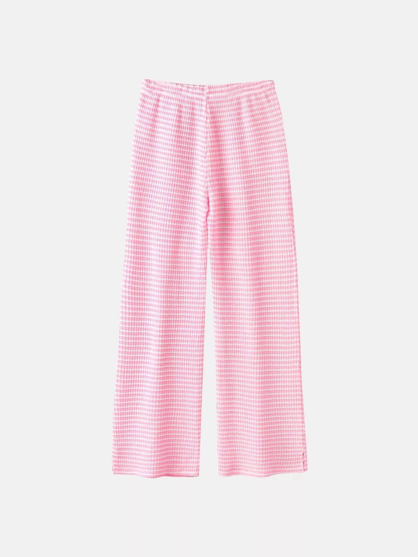 Drawstring Wide Leg Pants