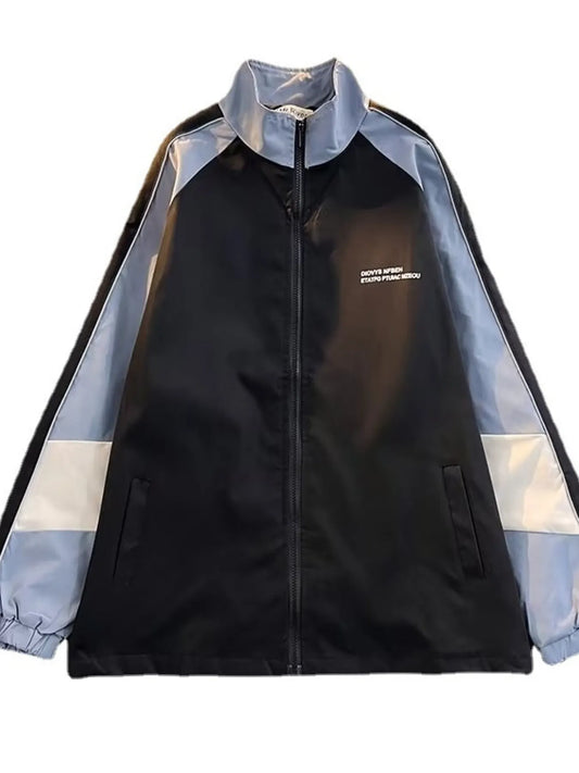 Men's Color Block Zip Up Jacket