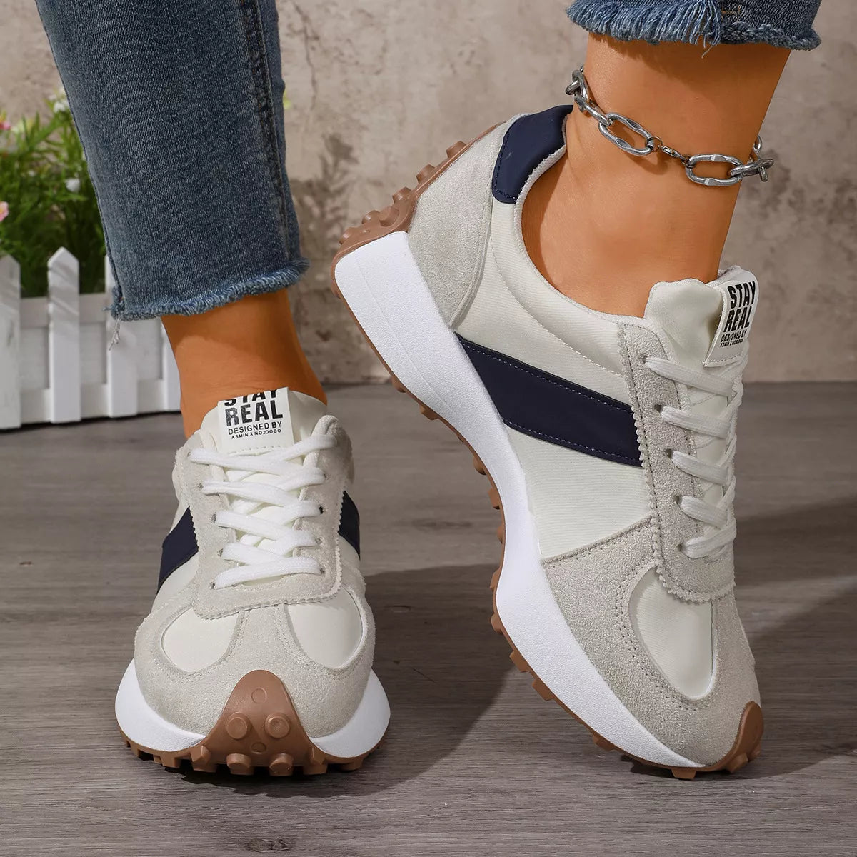 Round Toe Flats Sneakers
