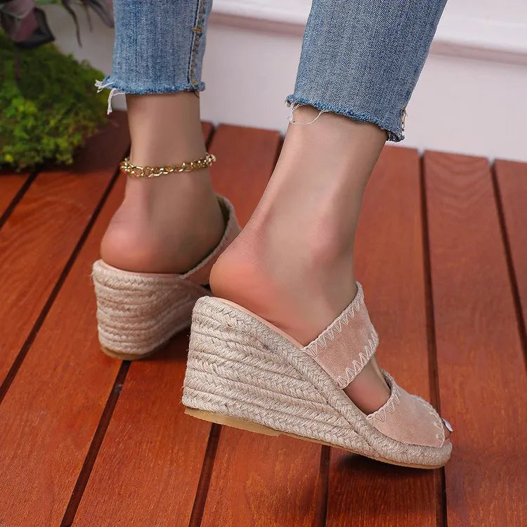 Espadrille Wedge Platform Sandals