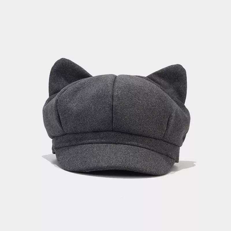 Cat Ear Newsboy Hat