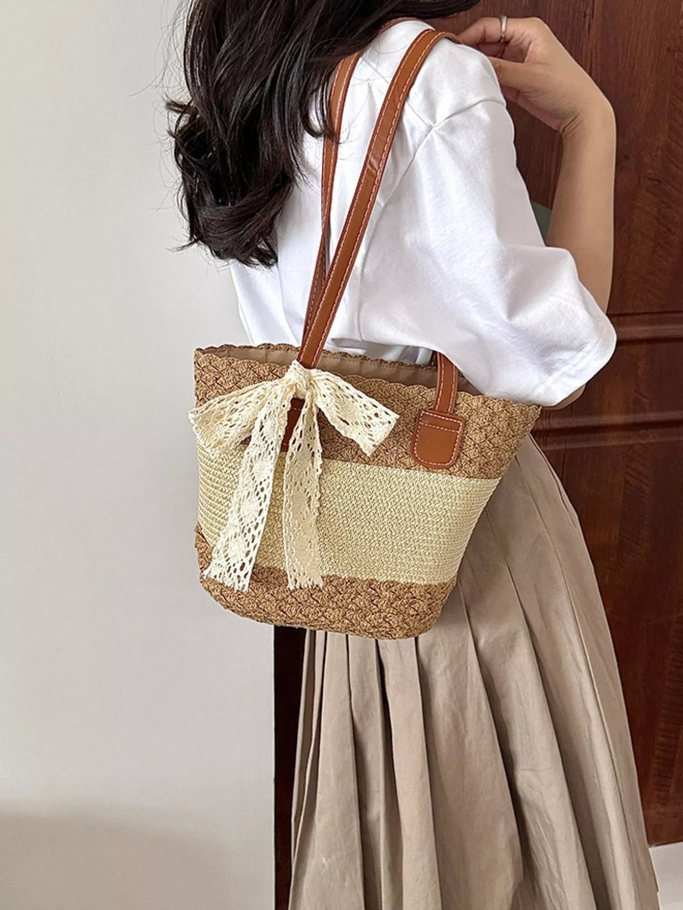 Straw Woven Shoulder Bag