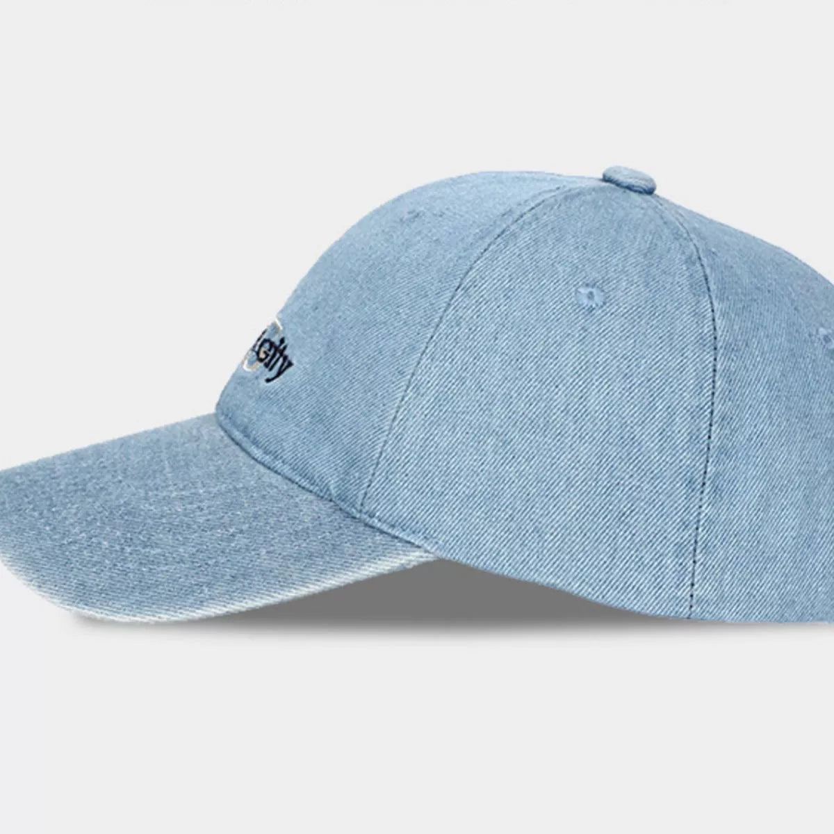 New York City Embroidered Denim Baseball Cap