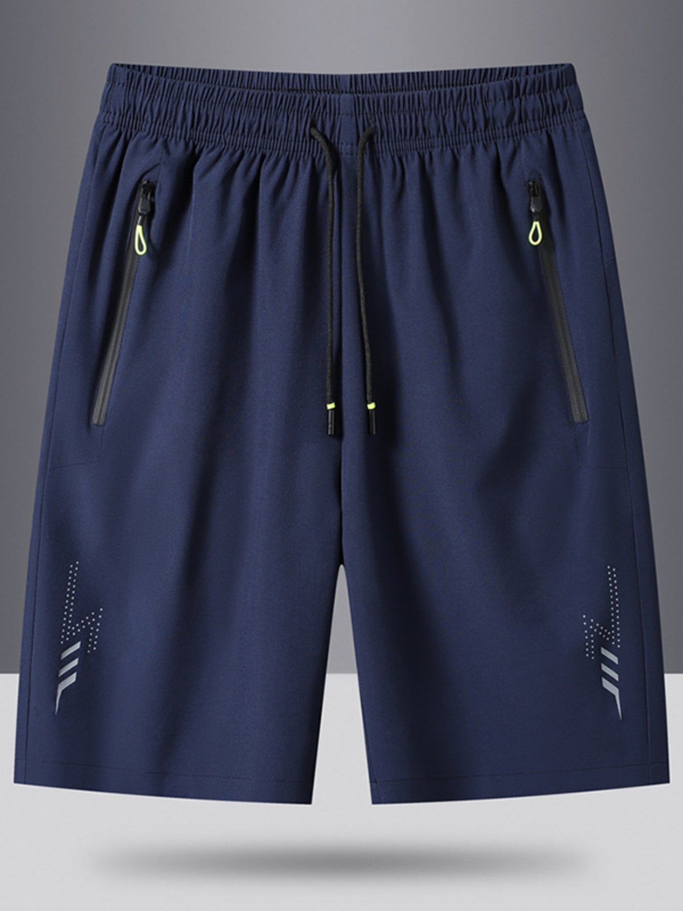 Men's Plus Size Drawstring Shorts with Pockets