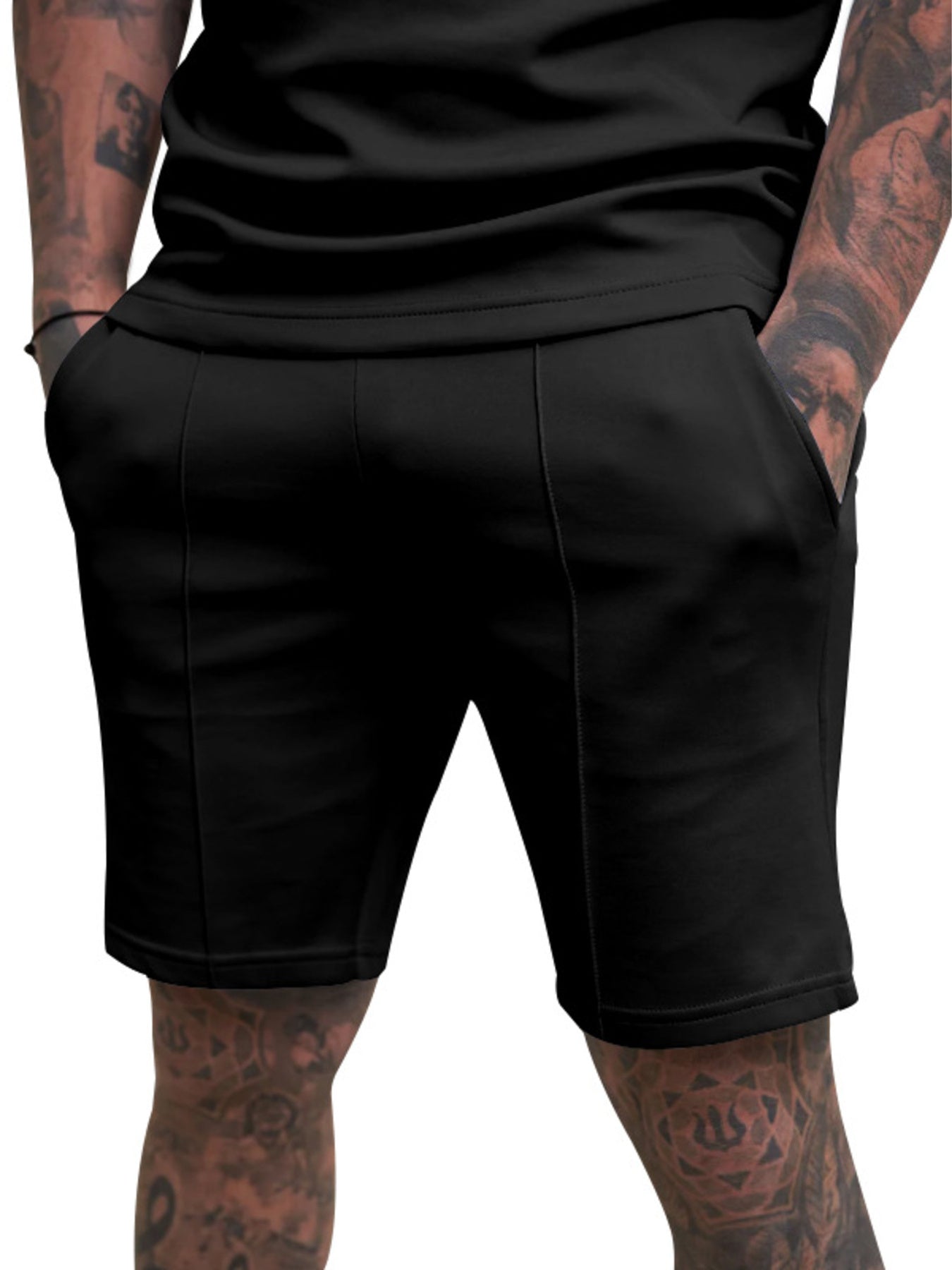 Men's Full Size Casual Drawstring Shorts Plus Size