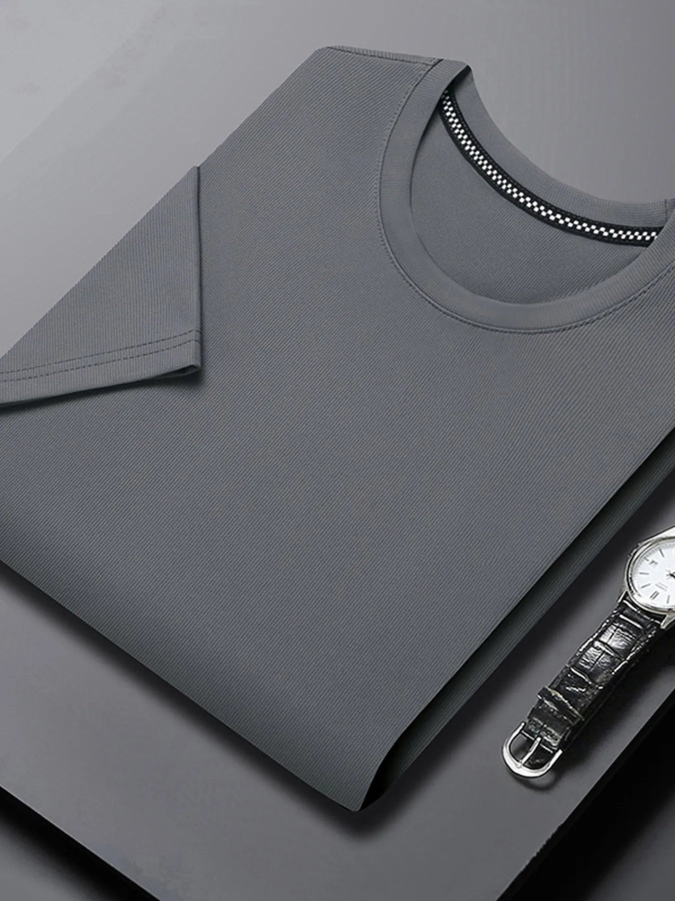 Men's Plus Size Breathable Short Sleeve T-Shirt