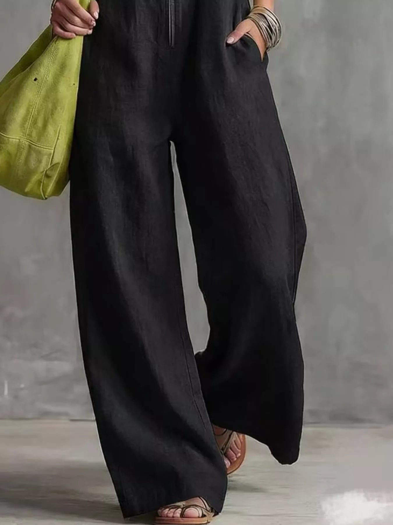 Full Size Zip Front Sleeveless Jumpsuit Plus Size