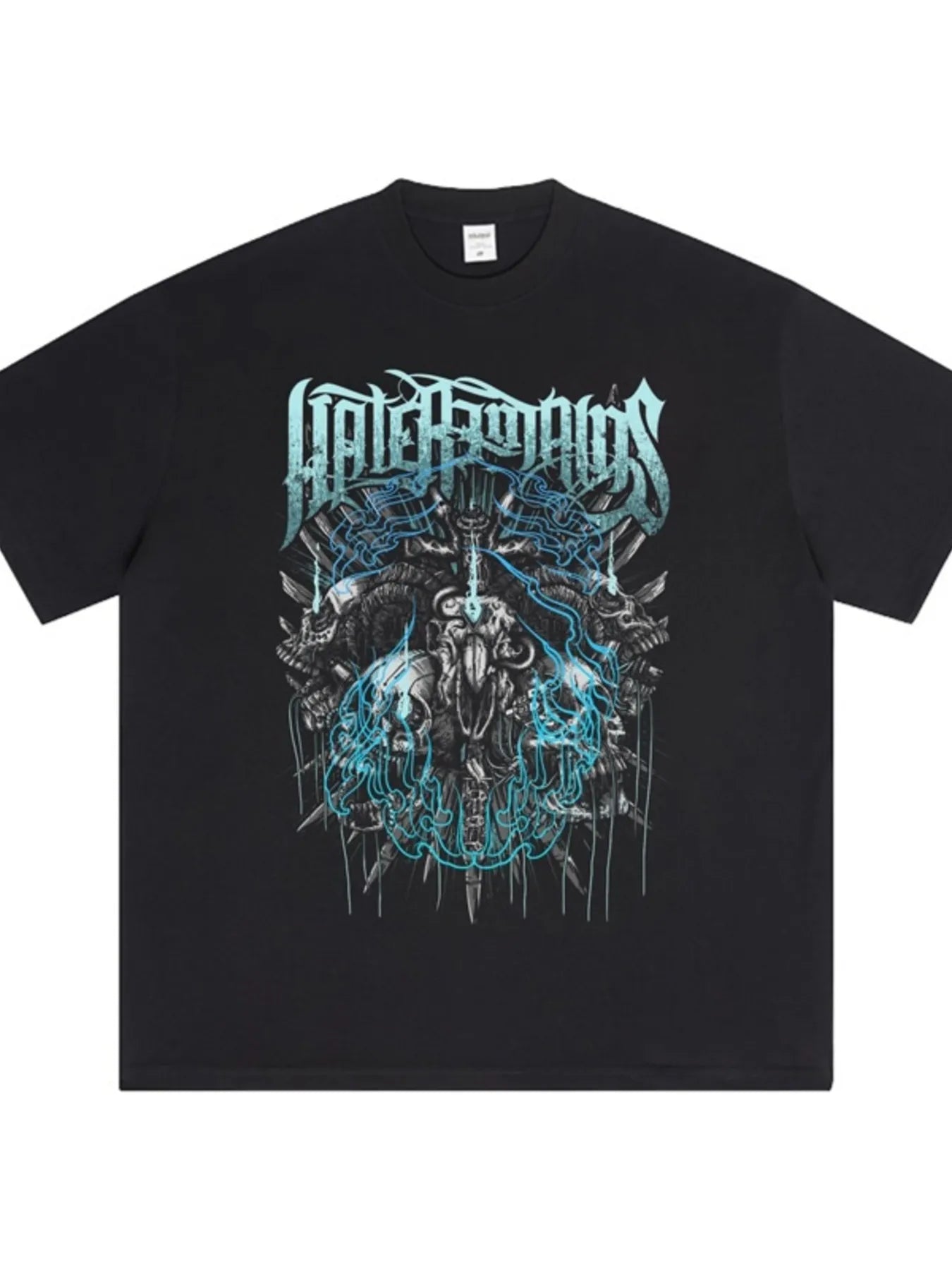 Men's Graphic Round Neck Short Sleeve T-Shirt