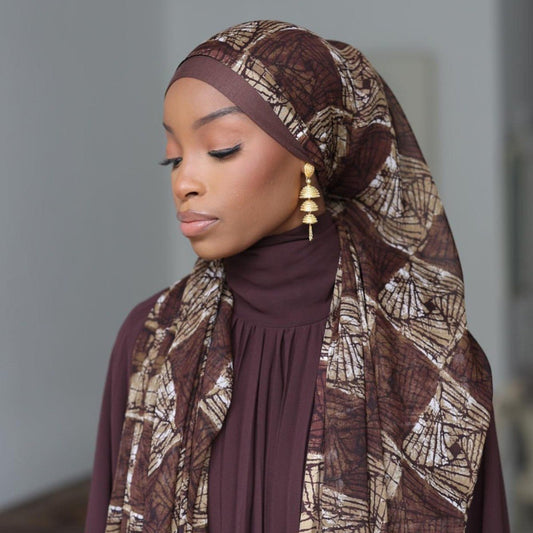 Artisan-Dyed Printed Versatile Hijab‌ (MH169)