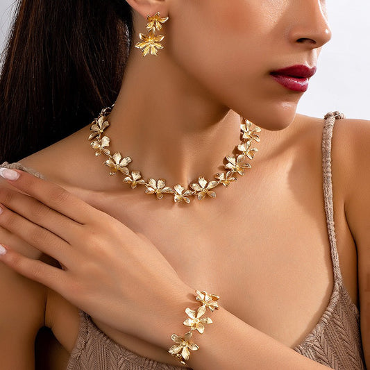 Artisan Floral Coordinating Jewelry Set (MAC326)