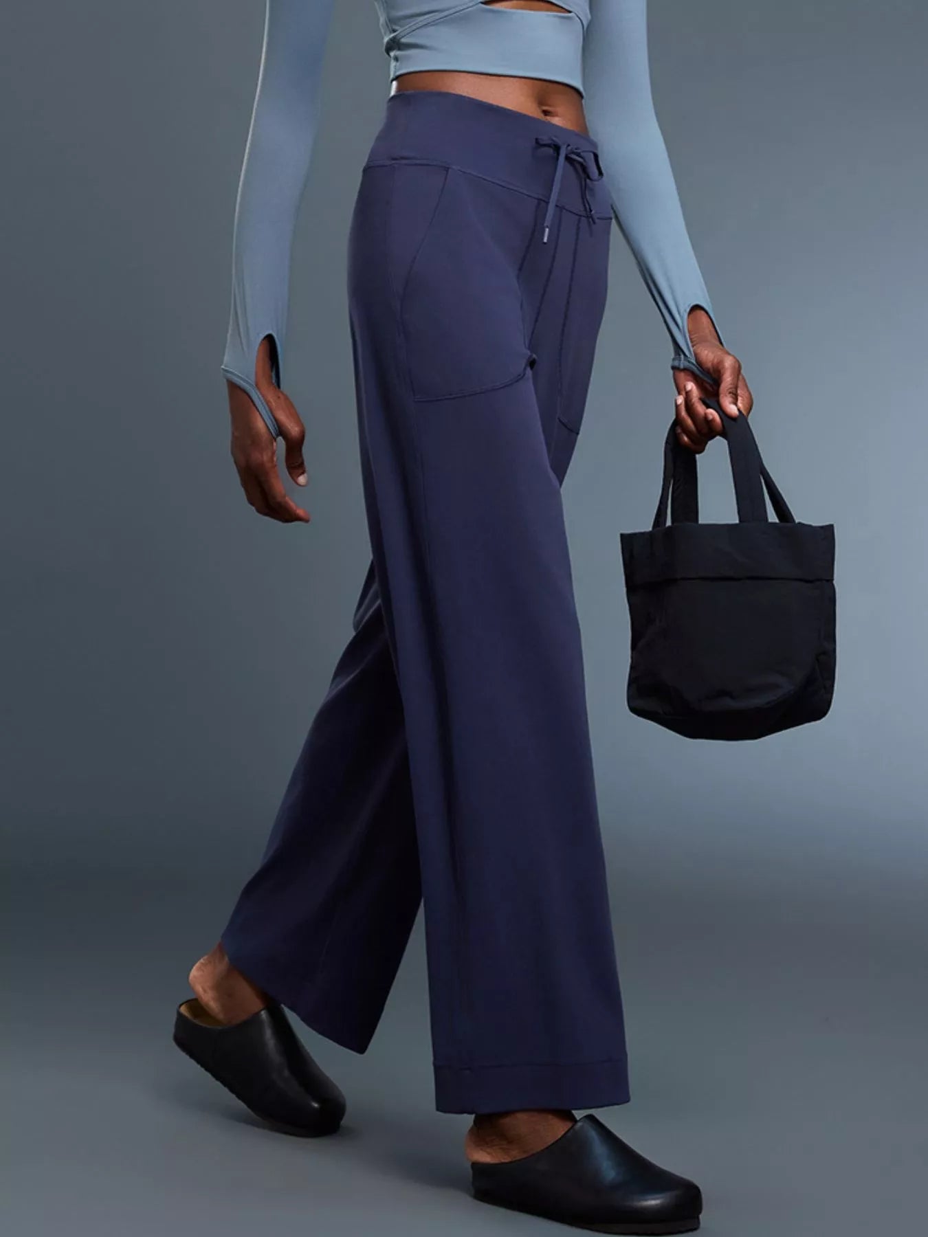 Relaxed Fit Drawstring Pants