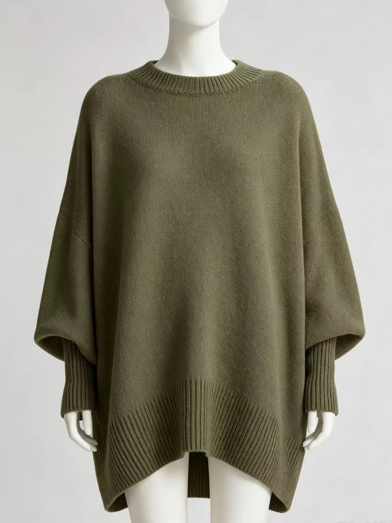 Oversized Batwing Sleeve Sweater