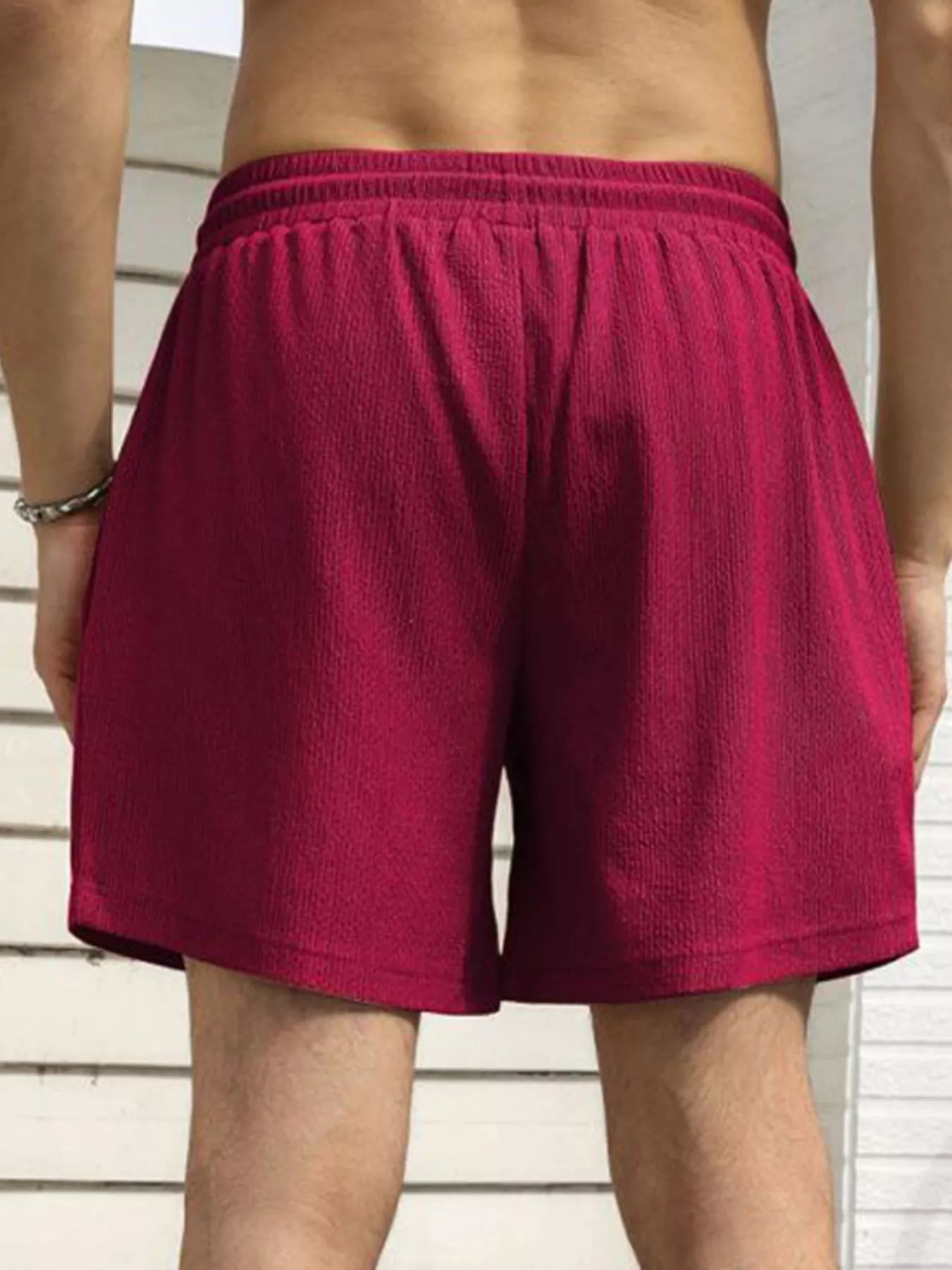 Men's Drawstring Shorts with Pockets