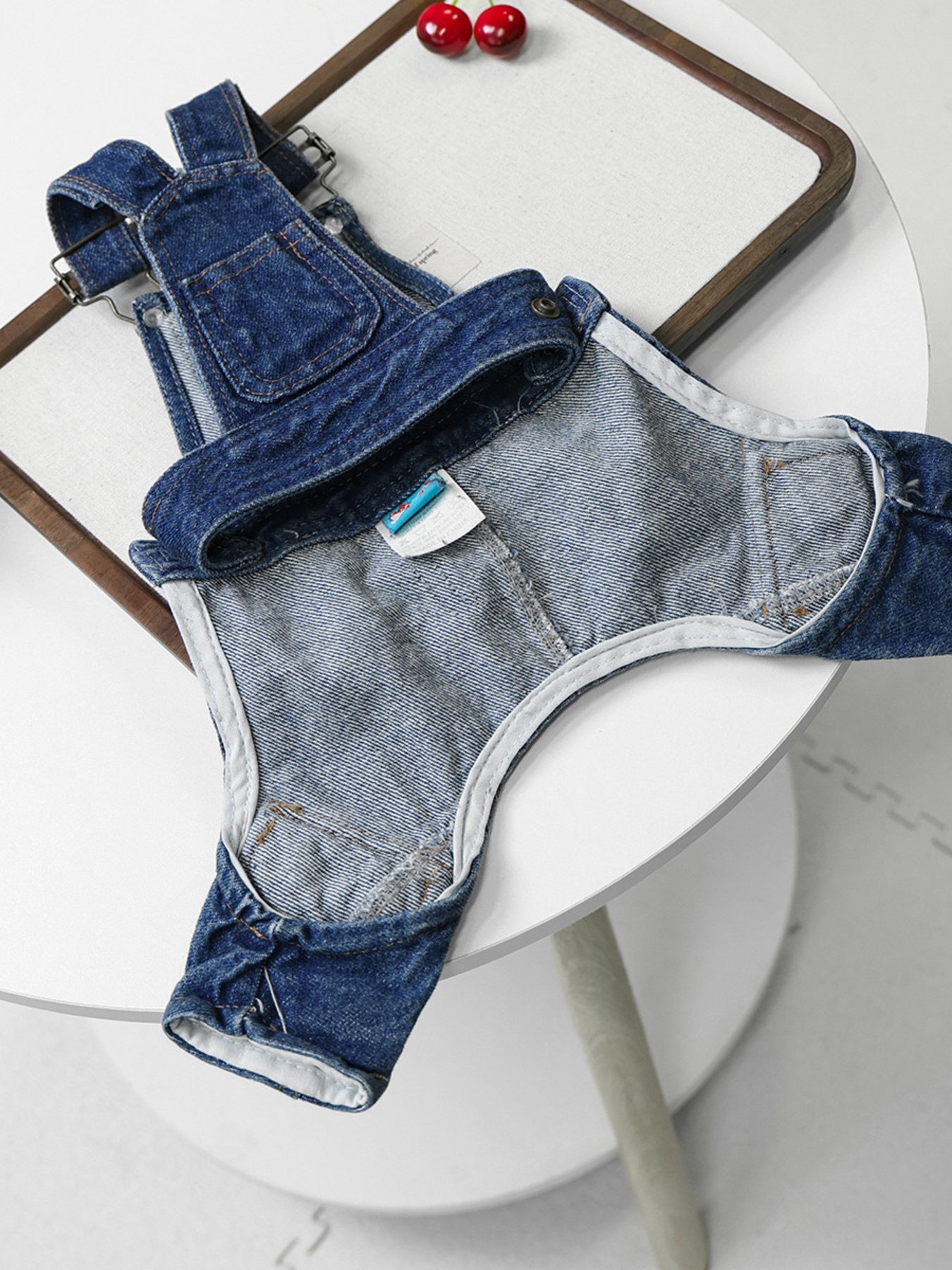 Denim Pet Overalls