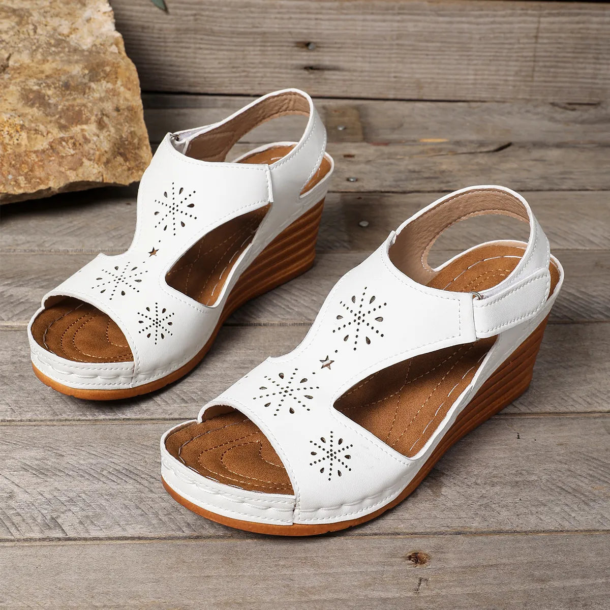Open Toe Wedge Sandals