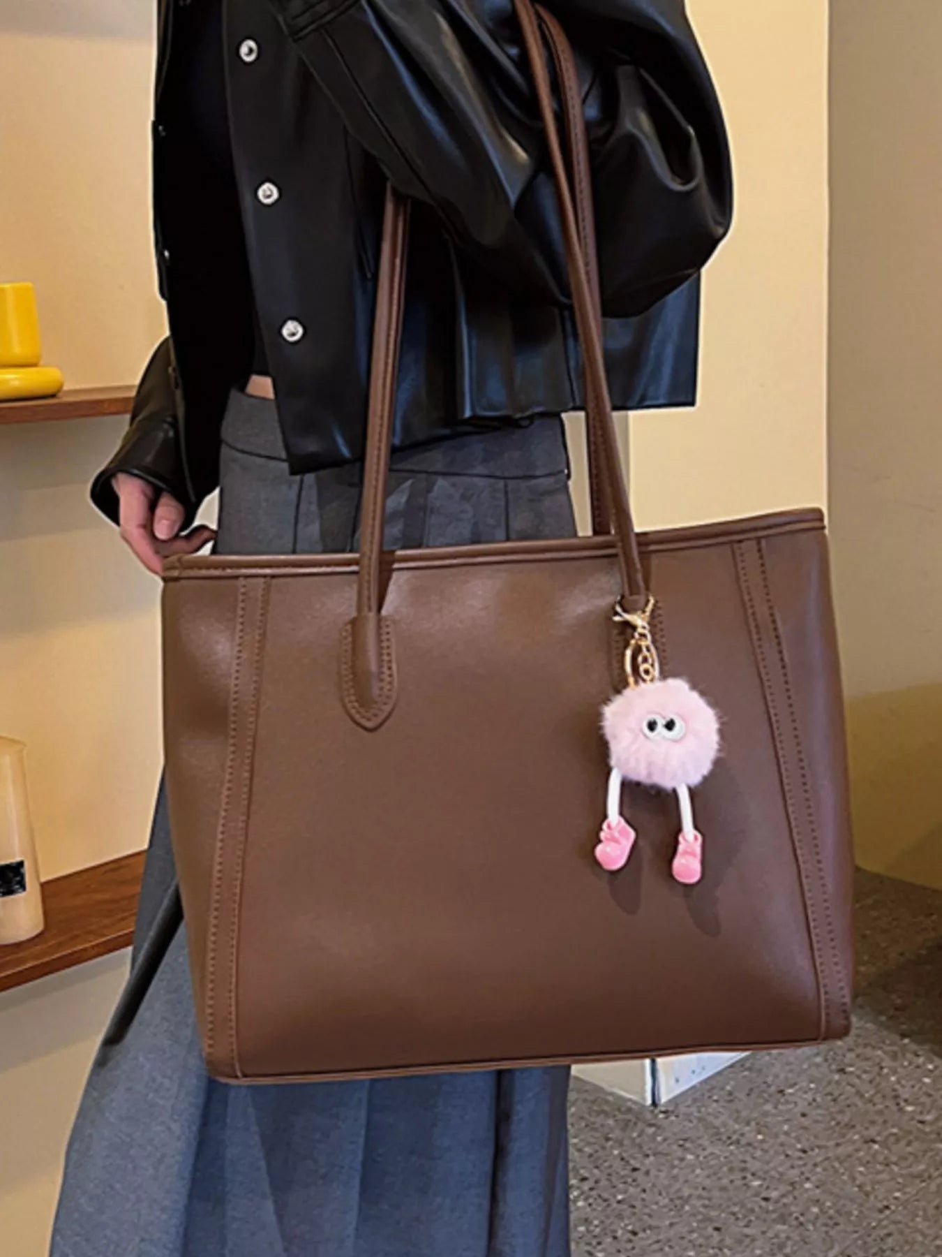 PU Leather Tote Bag