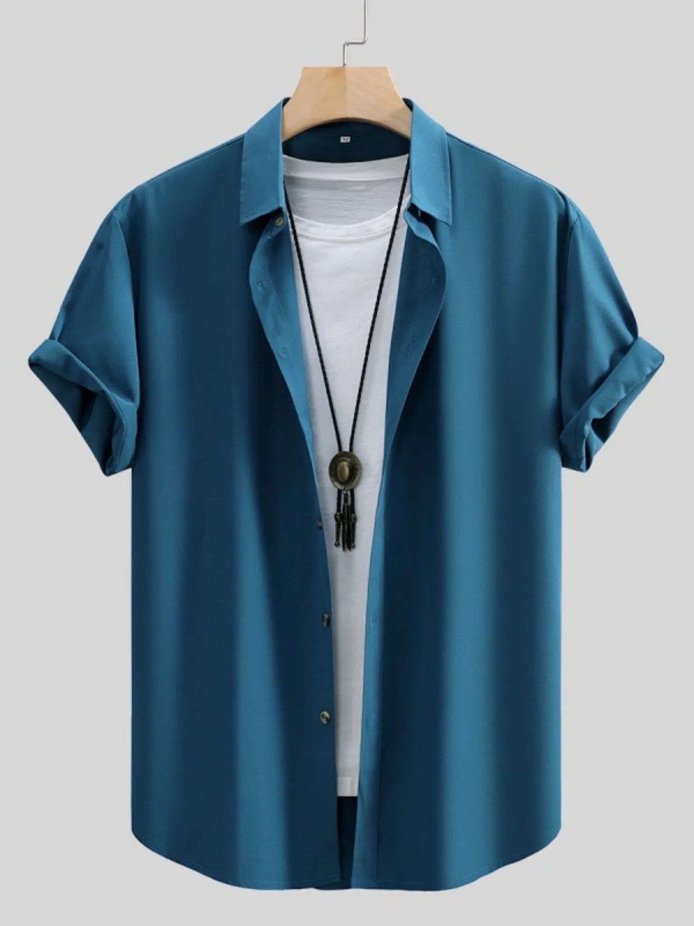 Men's Button Up Short Sleeve Shirt