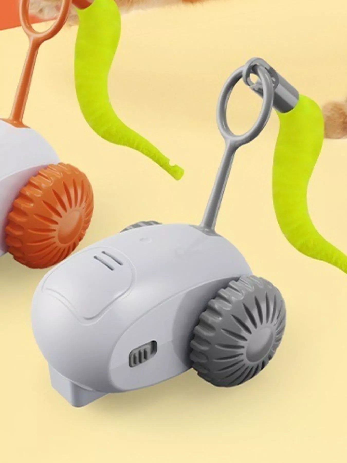 Interactive Self-Rotating Pet Teaser Toy