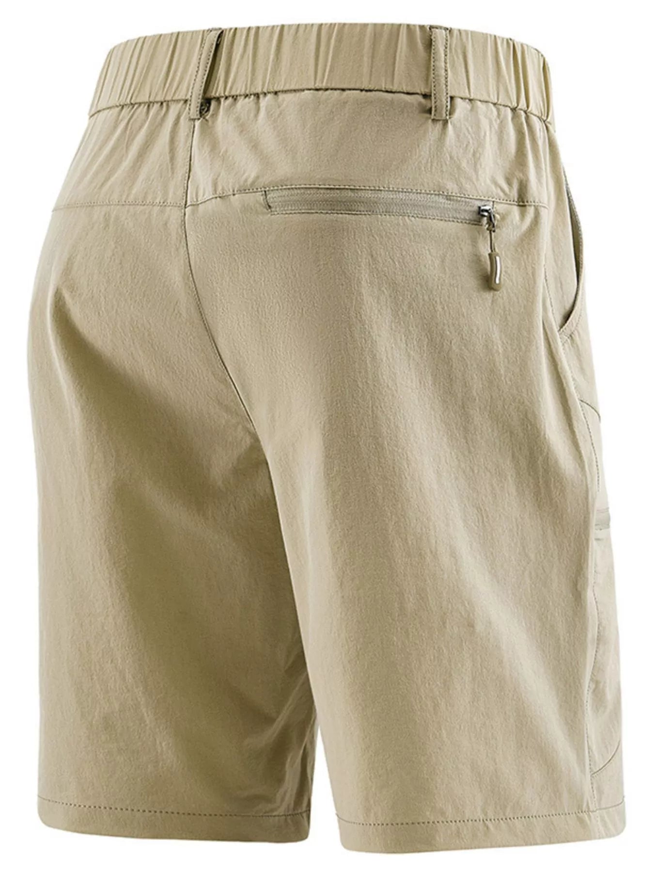 Men's Plus Size Zipper Pocket Outdoor Shorts