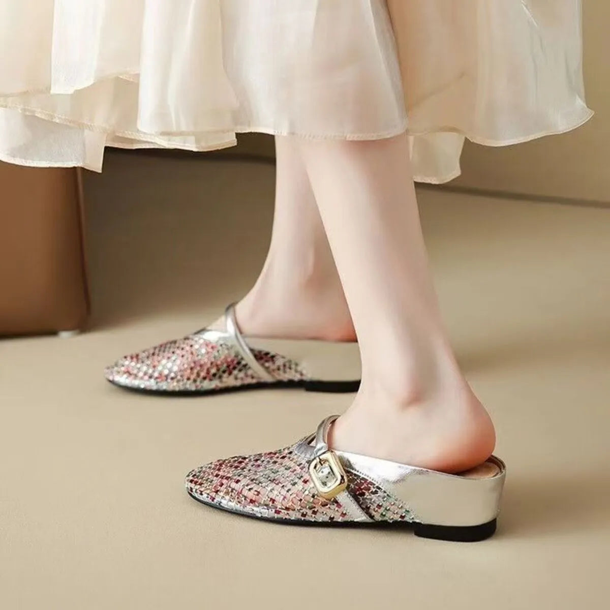 Hollow Out Wedge Sandal