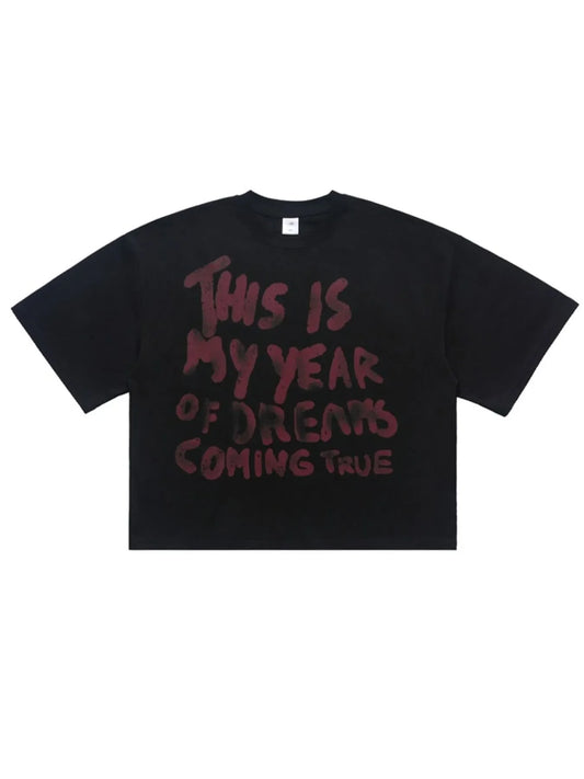 Men's Letter Graphic Short Sleeve T-Shirt
