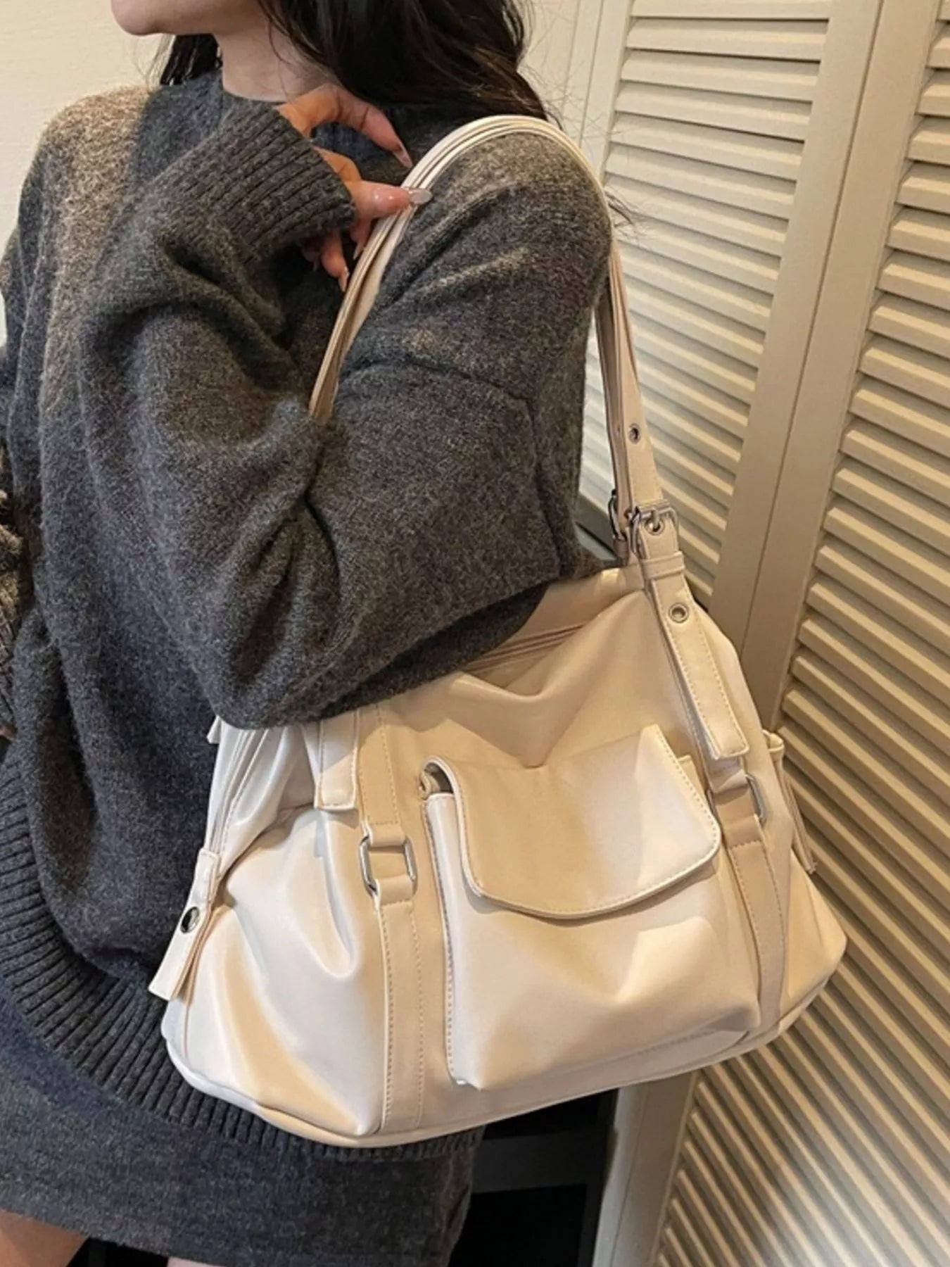Multiple Pockets Handbag