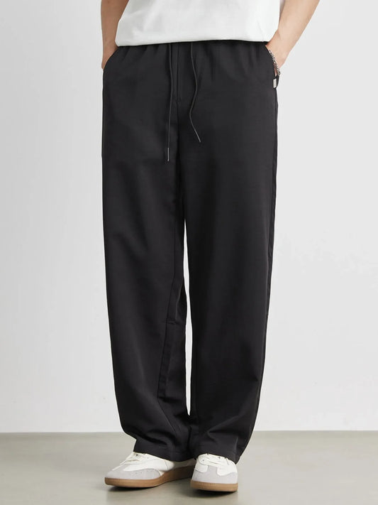Men's Casual Drawstring Wide Leg Pants