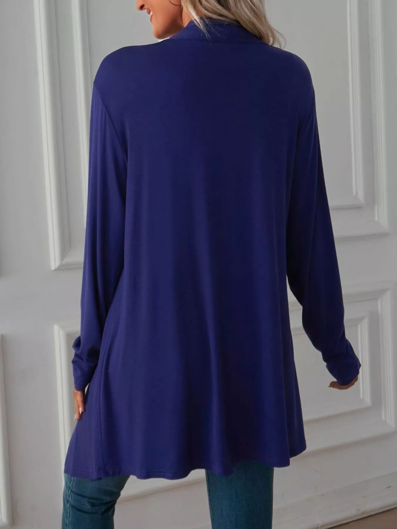 Lightweight Open Front Cardigan