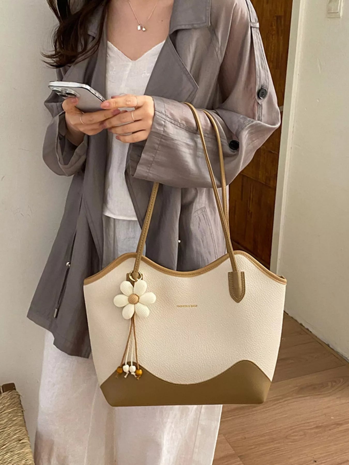 PU Leather Shoulder Bag