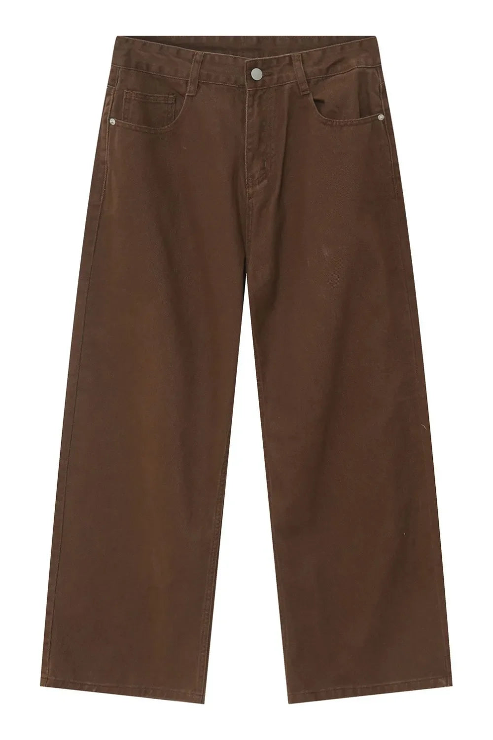 Pocketed Wide Leg Men's Jeans