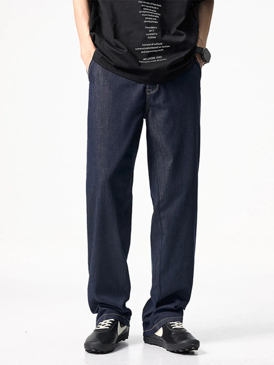 Men's Full Size Wide Leg Jeans Plus Size