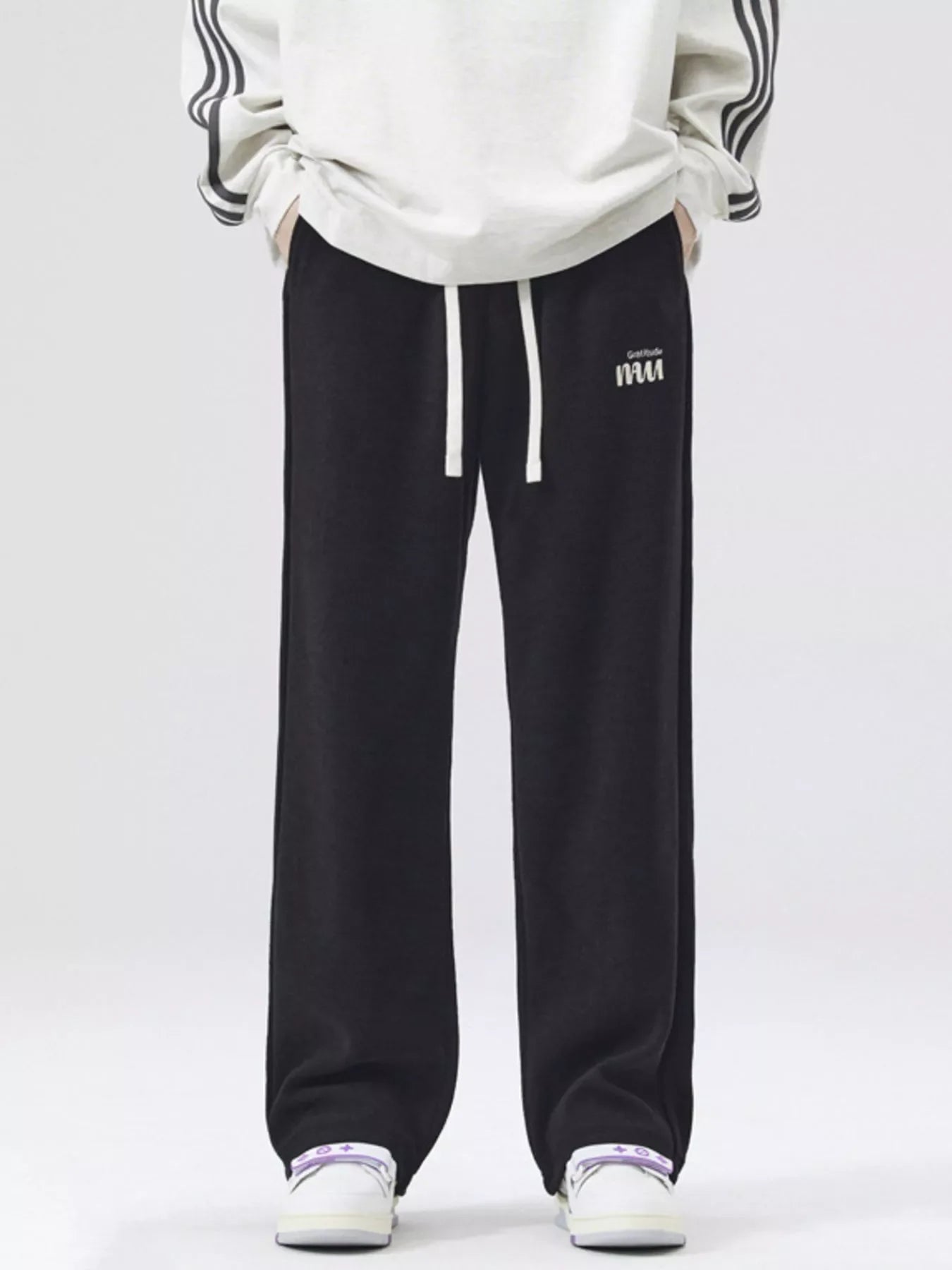 Men's Full Size Casual Loose Fit Sweatpants Plus Size